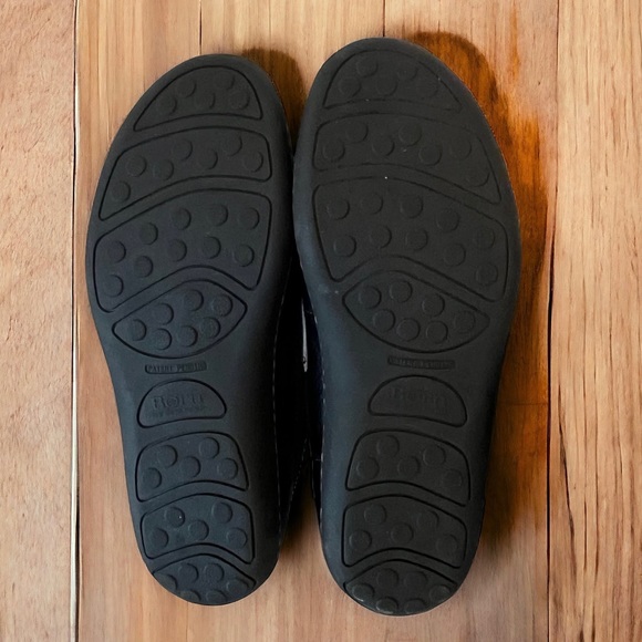 Almost New Born EBERHARD Loafers Black Leather Size 9.5 M In original box - Picture 3 of 9